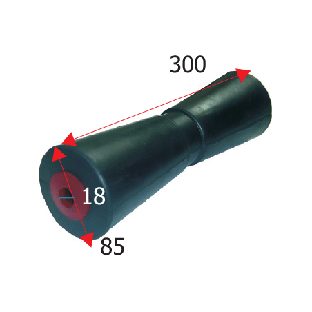 Kölrulle för tung användning längd 290 mm - 1