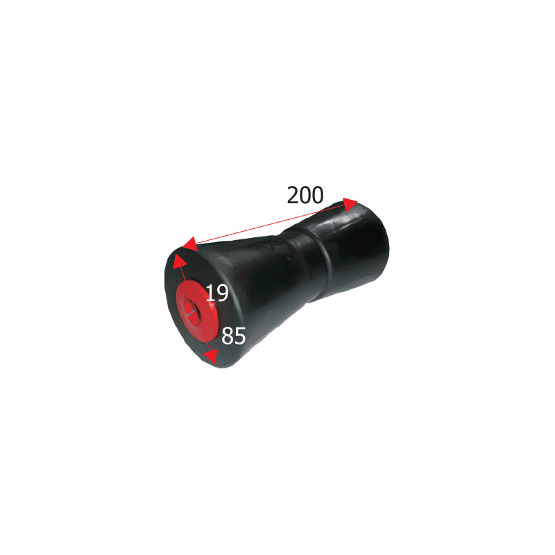 Kölrulle kraftig längd 200 mm - 1