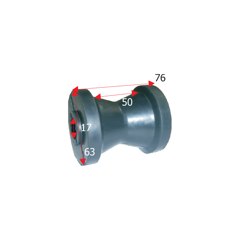 Längd på kölrulle 76 mm - 1