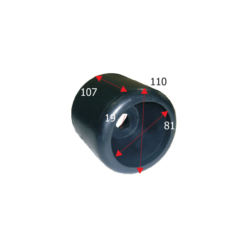 Siderulle bredde 110 mm højde 107 mm - 1