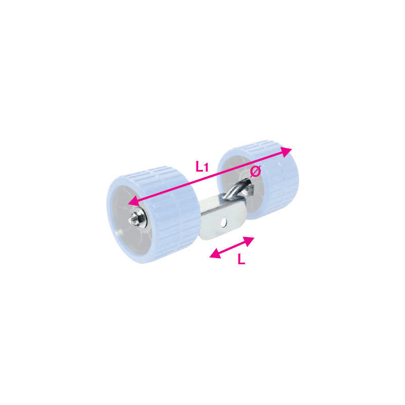 Holder til 2 sideruller - 1