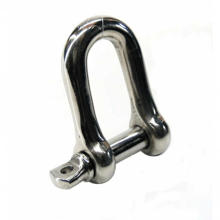 D-schackel rostfritt stål A2 AISI304 - 1
