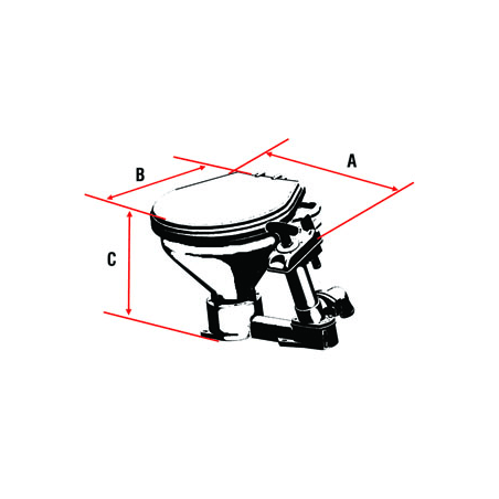 Nuova Rade manuelt toilet - 1