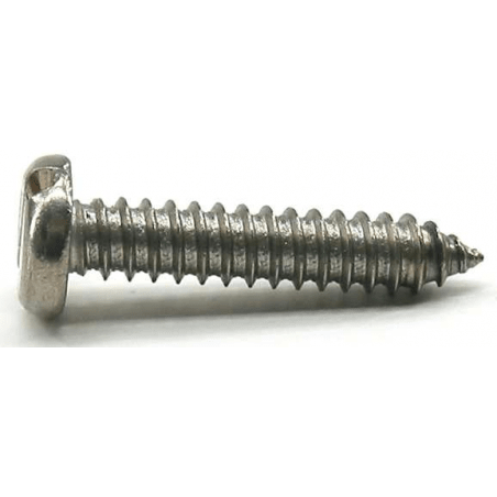 Selvskærende skrue med lige kærv Din 7971 panhoved A4 - 1