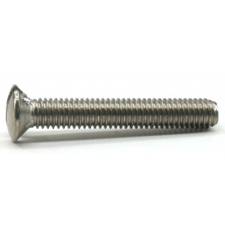 Bolt med lige kærv linsehoved Din 964 A4 - 1