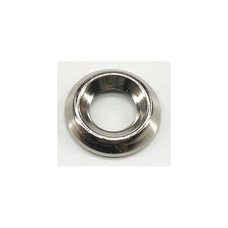 Pynteskive i forniklet messing - 1