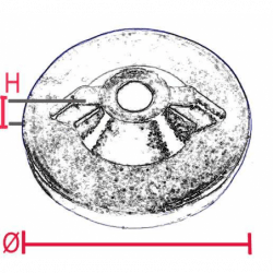 Motorzink til Yamaha 9,9 og Mariner 9,9C, 15C - 1