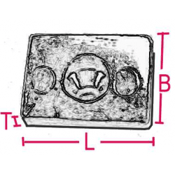 Motorzink til Mariner og Mercury/Mercruiser - L 42 x B 30 x T 10 - 1