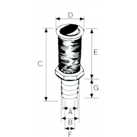 Lænseventil, plast - 2