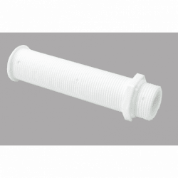 Skrovgenomföring i vit plast - 1