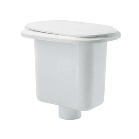 Indbygningsholder til bruser med låg, firkantet - 1