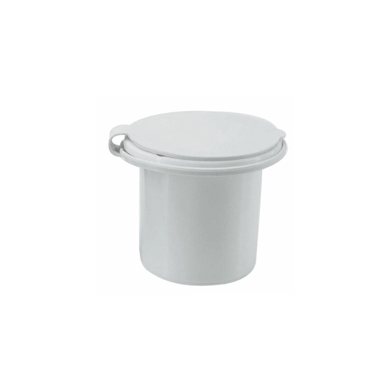 Inbyggd duschhållare med lock, rund - 1