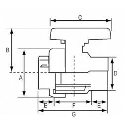 Kugleventil i PVC - 4