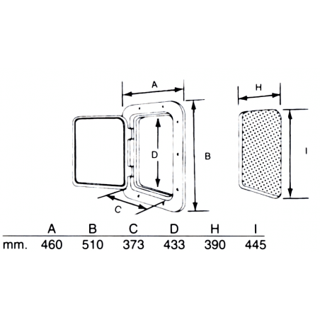Top Line luge firkantet - 2