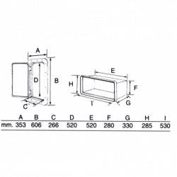 Top Line luge med boks rektangulær - 1