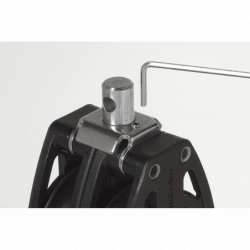 Violinblok med Cam Cleat/frølår 8 mm - 1