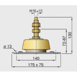 Vetus Motorfästen för tunga motorer - 1