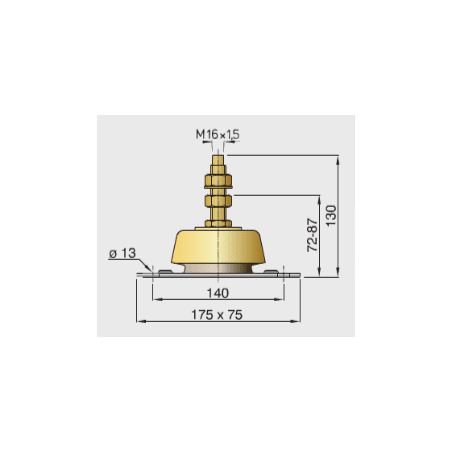 Vetus Motorophæng for tunge motorer - 2