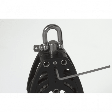 Trippel blok med cam cleat & hundsvot 12 mm - 2