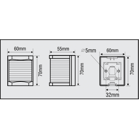 Lalizas LED-lykta, upp till 7 m - 8