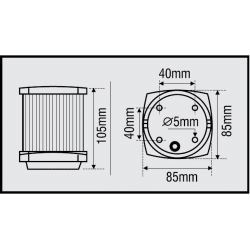 Lalizas LED lanterne, op til 12 m. - 1