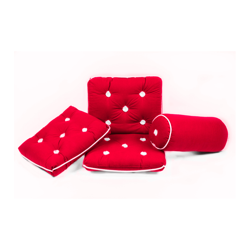 Kapokpuder, rød - 1