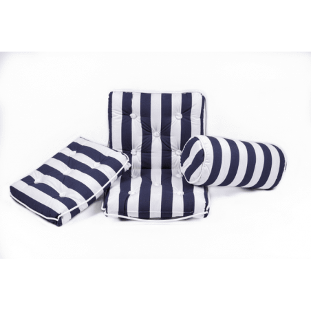 Kapokpuder, stribet/navy - 1