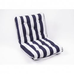 Kapokpuder, stribet/navy - 1