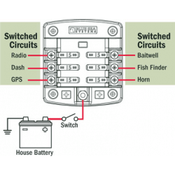 Sikringsholder, 6 kredse - 1