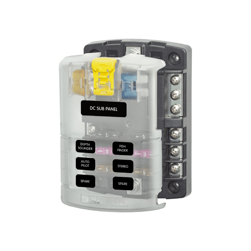 Kontaktpanel med fælles minus tilslutning, 6 kredse - 1