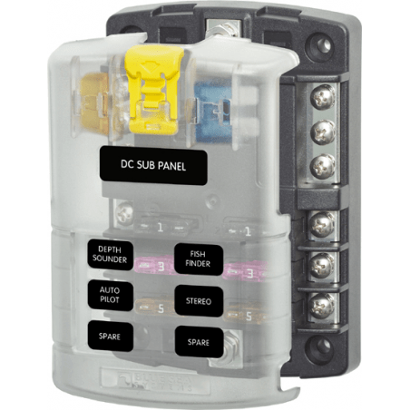 Kontaktpanel med fælles minus tilslutning, 6 kredse - 1