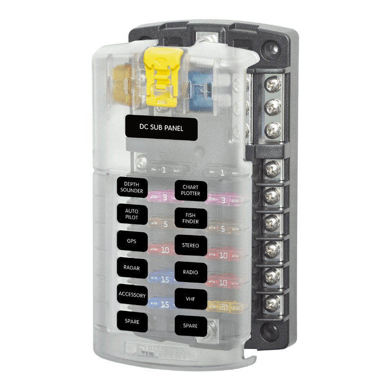 Kontaktpanel med fælles minustilslutning, 12 kredse - 1