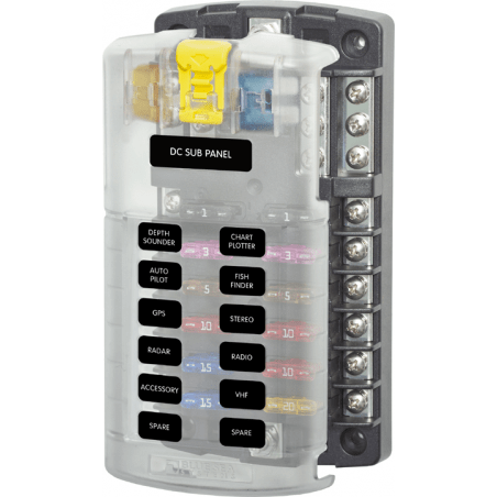 Kontaktpanel med fælles minustilslutning, 12 kredse - 1