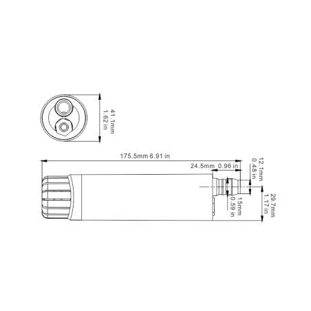 Pantrypumpe nedsænkning 12V - 18l/min - 2