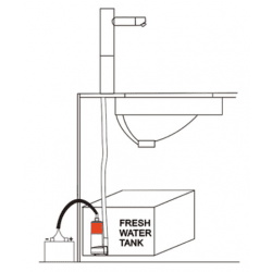 Dränkbar pantrypump 12 V - 16 l/min - 1