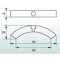 Motorzink för 3-bladig Volvo vikpropeller - 1