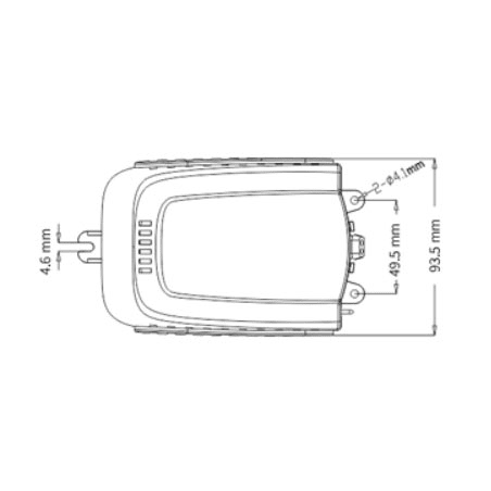 Flydekontakt med hus - 25A - 1