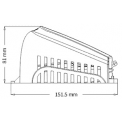 Flydekontakt med hus - 25A - 3