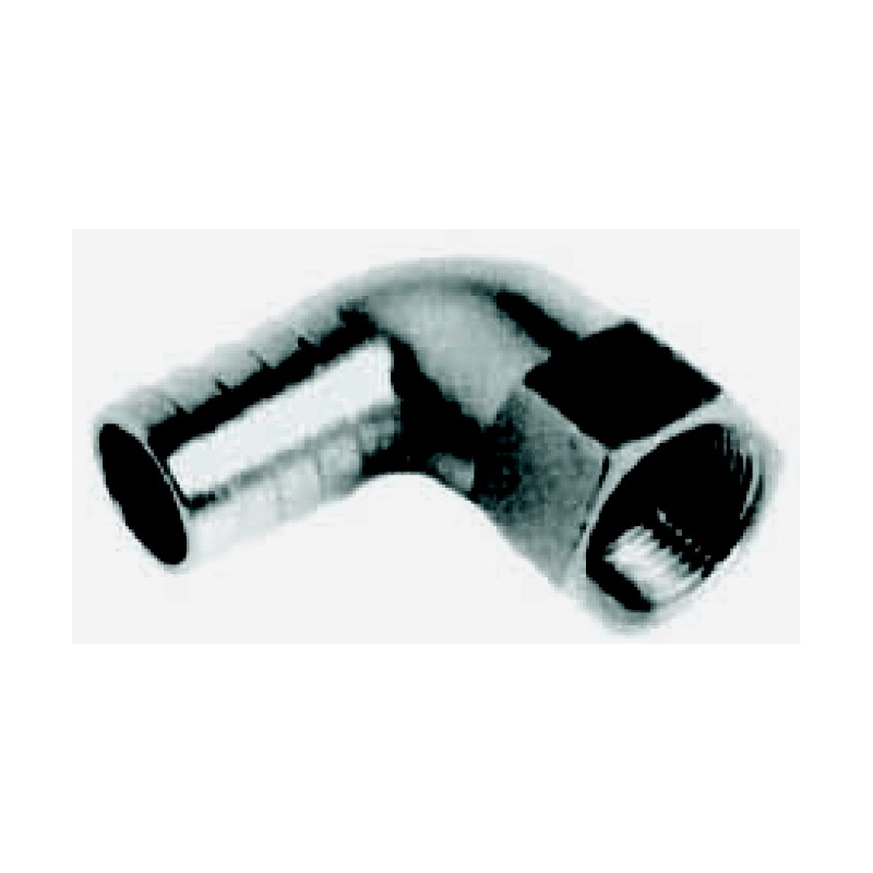 Slangetilslutning 90°  i rutsfrit stål AISI 316 - 5