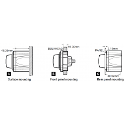 Blue Sea System batteriomskifter 300A og hovedafbryder M-serie - 1