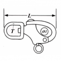 Jibbkrok med svivel - 1