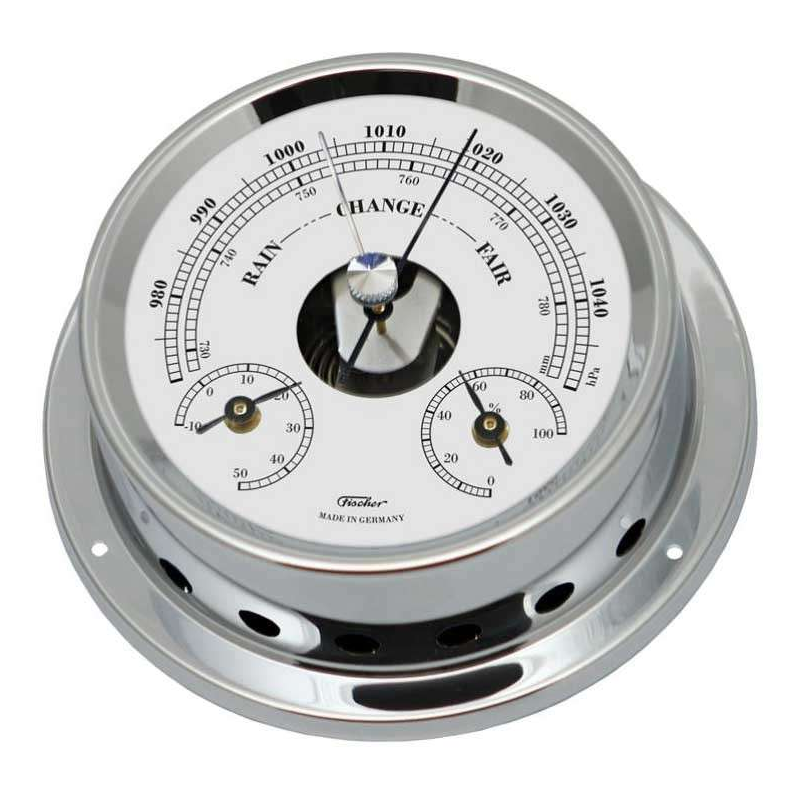 Fischer-instrument Ø 100 i förkromad mässing - 9