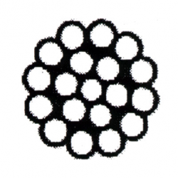 Stålwire 1x19 AISI 316 - 2