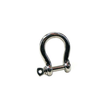 H-sjækel i rustfrit stål med sikret bolt - 4