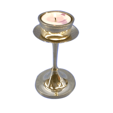 Lysestage i messing - 2