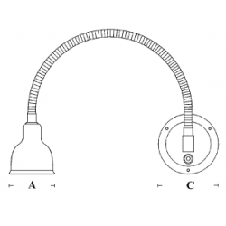 CABIN lampe med flexarm - 2
