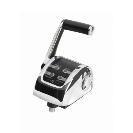 VETUS stainless steel control lever for 1 engine, 12/24 V
