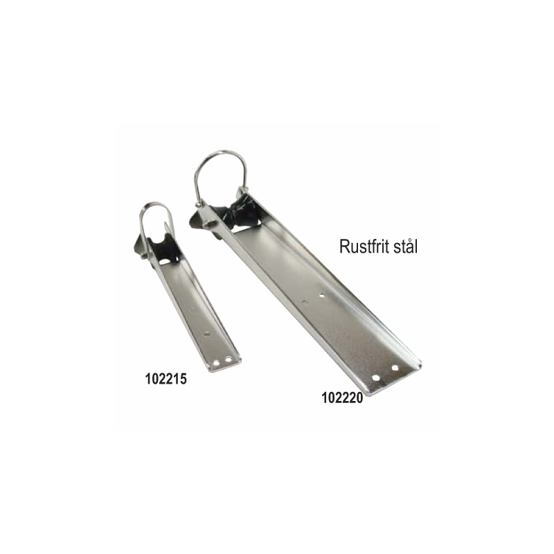 Ankerrulle i rustfrit stål - 1