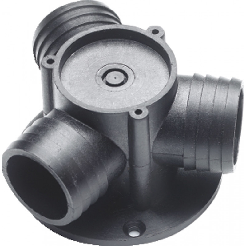 Plastic Y-connector for hose Ø 38 mm