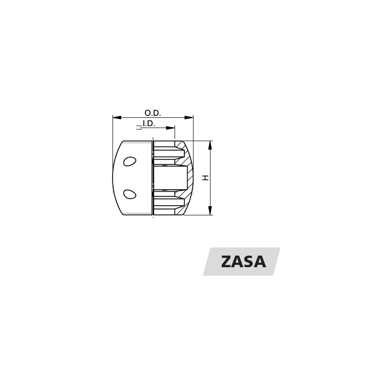 VETUS akselanode i zink 1.25" - 3